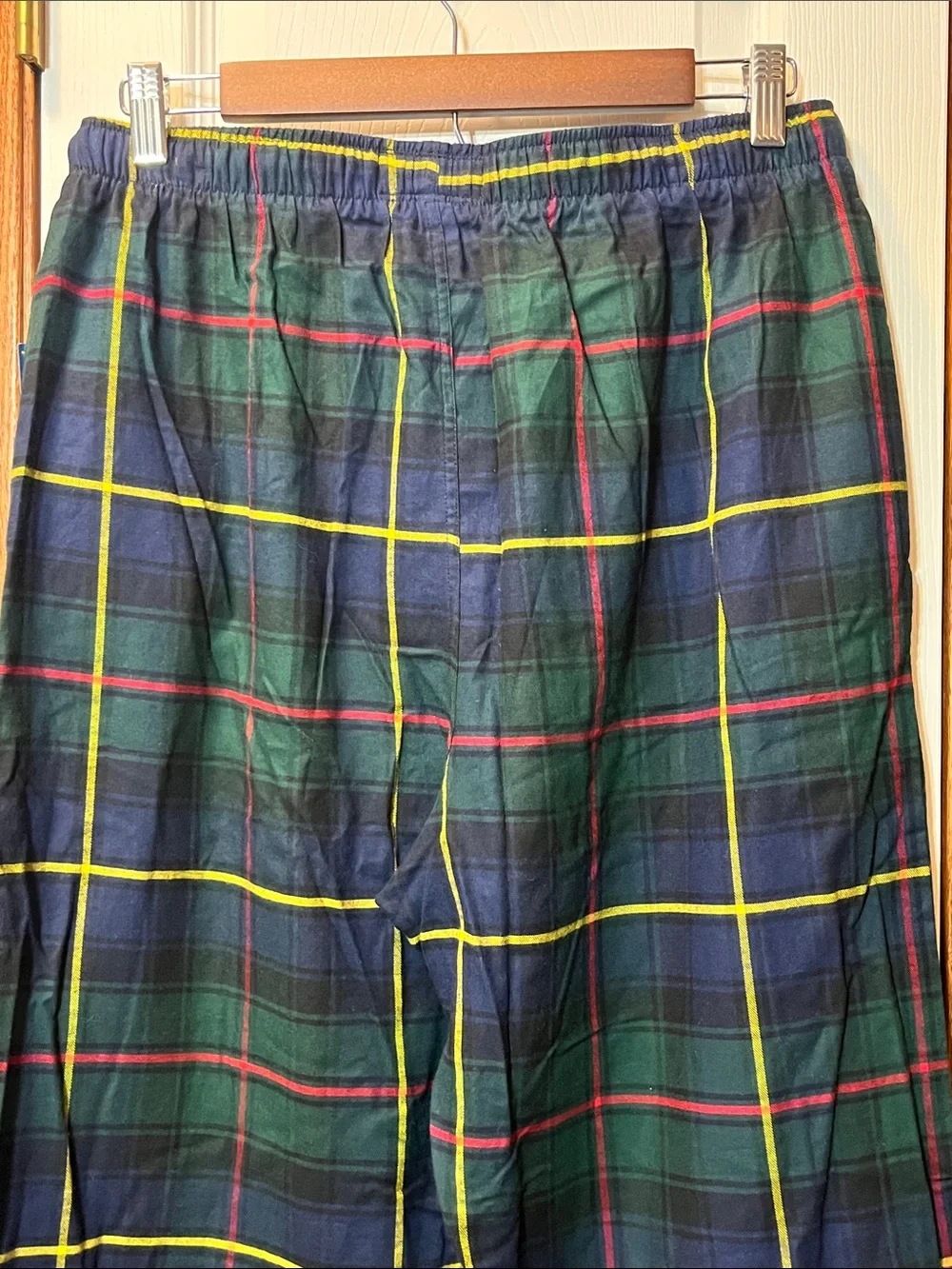 NWT - Polo Ralph Lauren 100% Cotton Green Plaid Pajama Bottoms Men’s Medium